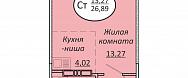 Продажа, студия, Новосибирск, Пролетарская, 155 стр.