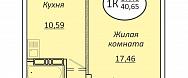 Продажа, 1-комнатная квартира, Новосибирск, Пролетарская, 155 стр.