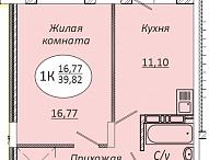 Продажа, 1-комнатная квартира, Новосибирск, Воинская 2-я, 51 стр