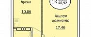 Продажа, 1-комнатная квартира, Новосибирск, Пролетарская, 155 стр.